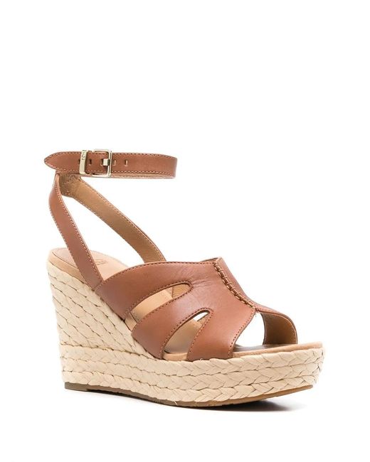 Ugg Natural Braided-Wedge Heeled Espadrilles