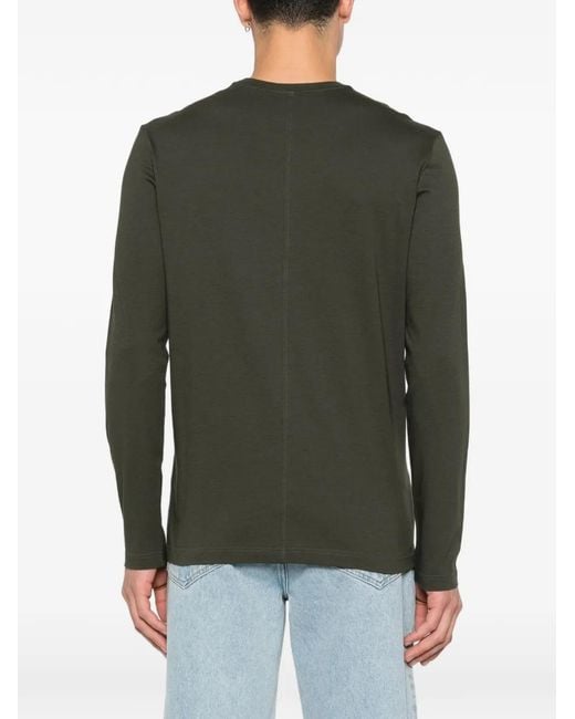 The Row Green Leon Long-Sleeve T-Shirt for men