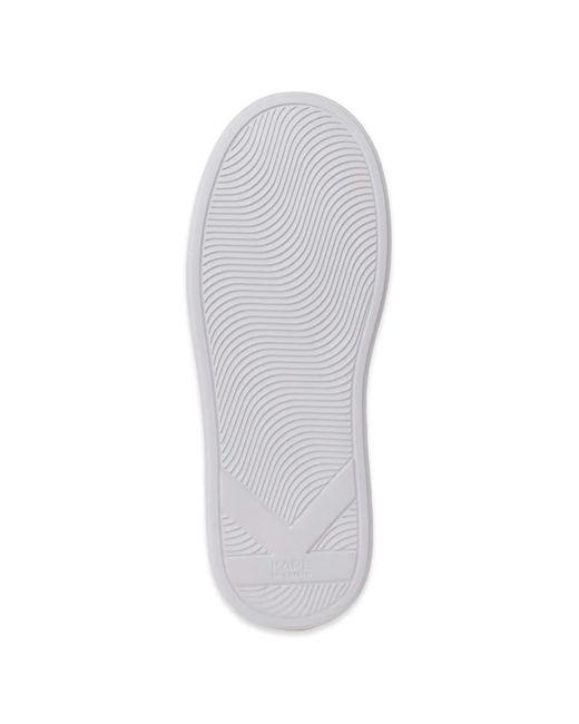 Karl Lagerfeld Blue Anakapri Denim Sneakers