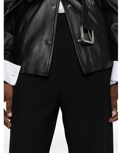 Wardrobe NYC Black Elasticated Palazzo Pants