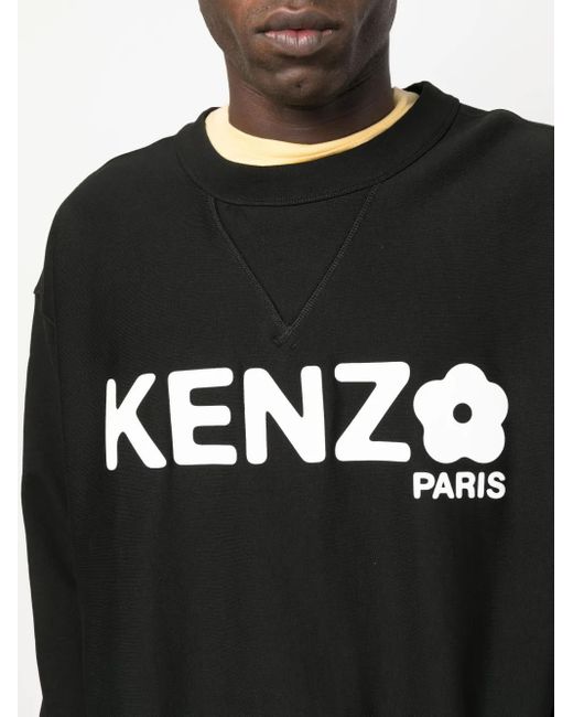 メンズ KENZO ロゴ スウェットシャツ Black