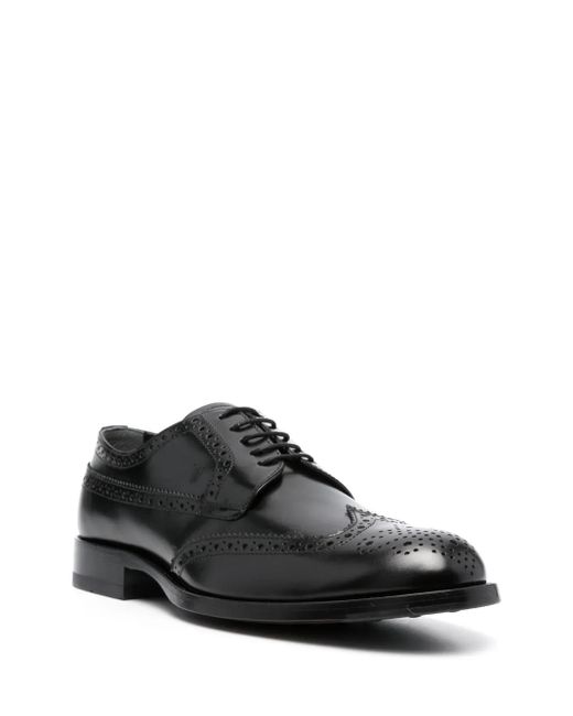 Tod's Black Flat Shoes for men