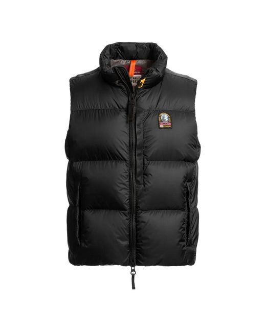 Parajumpers Black Roydale Polar Puffer Gilet for men