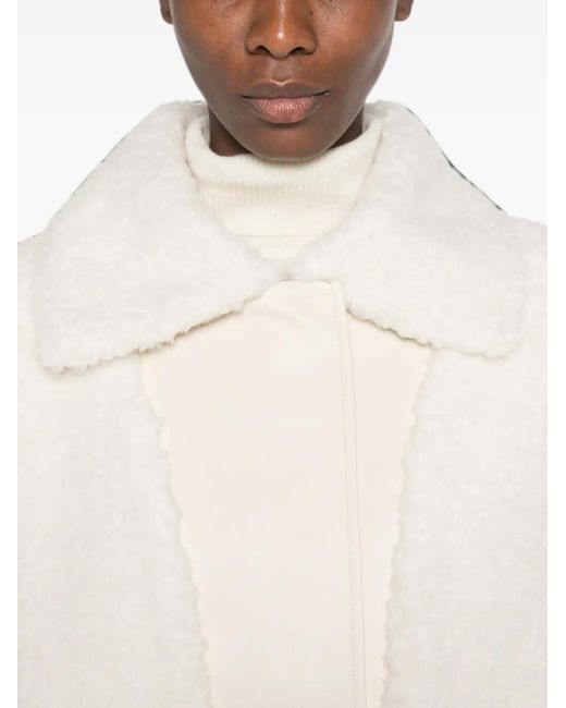 Sportmax White Filtro Zip-Fastening Jacket