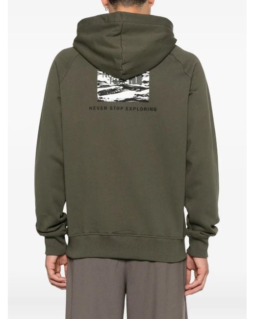 Felpa Con Cappuccio Box Nse Edge Of Light Infill di The North Face in Green da Uomo