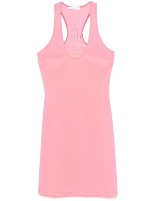 Patrizia Pepe Essential Midi-Jurk in het Pink