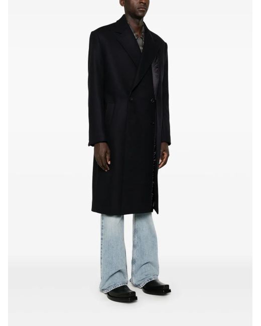 Y. Project Black Double-Front Coat
