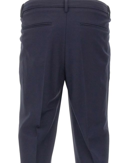Pantalones con botones Devore de hombre de color Blue