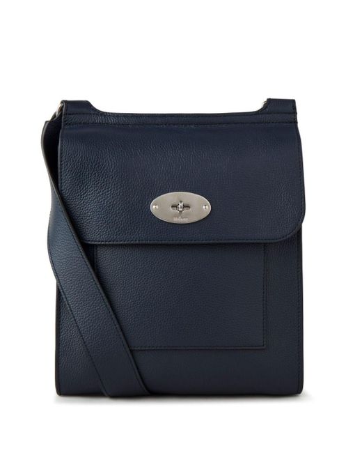 Mulberry Blue Antony Leather Shoulder Bag for men
