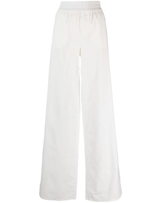 DSquared² White Loose Elasticated Pants
