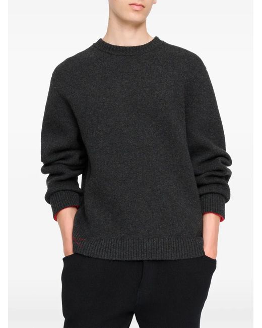 Barrie Doppelseitiger Kaschmirpullover in Black für Herren