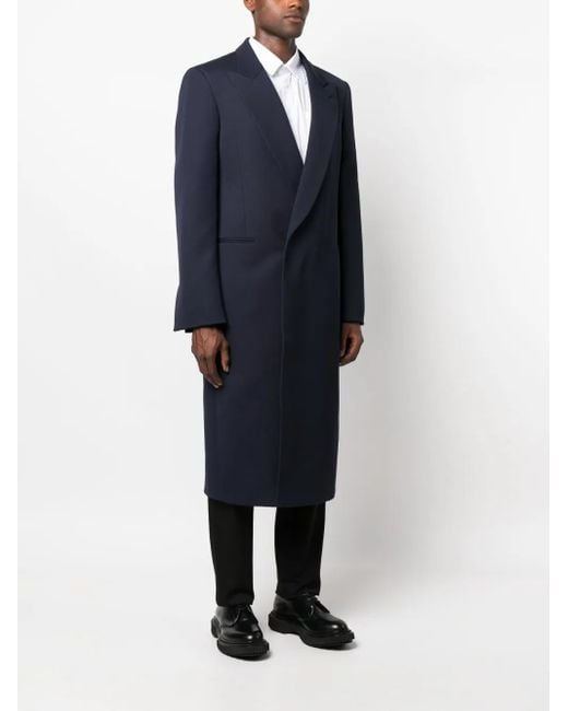 McQueen Blue Cappotto for men