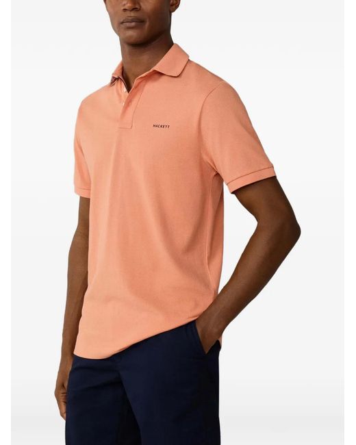 Hackett Blue Swim Trim Polo Shirt for men