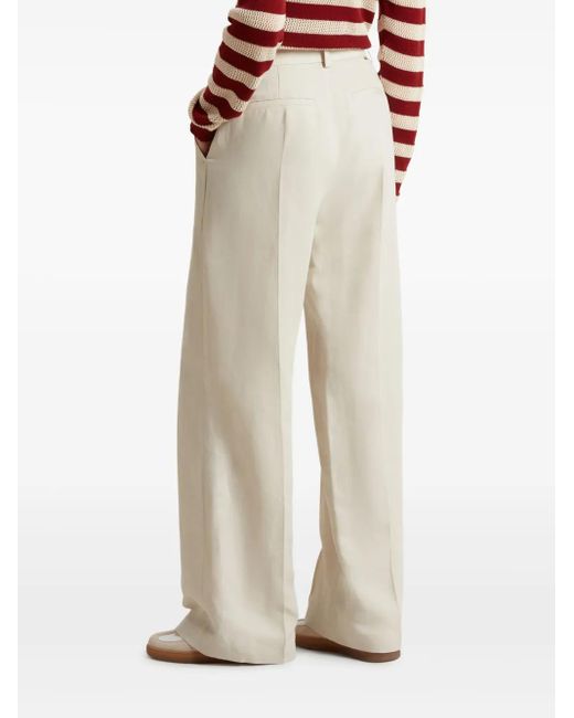 Woolrich White Straight-Leg Trousers