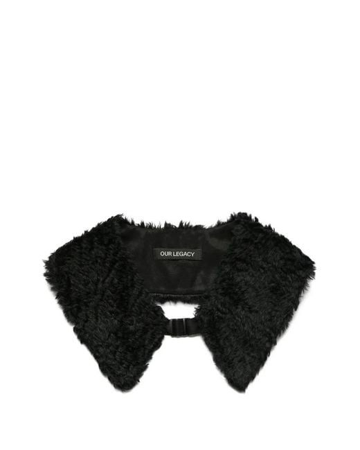 Our Legacy Black Jagged Collar