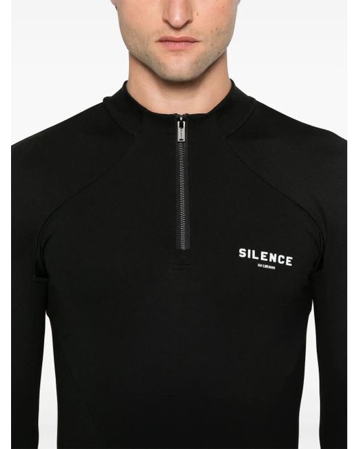 T-Shirt Con Zip di Han Kjobenhavn in Black