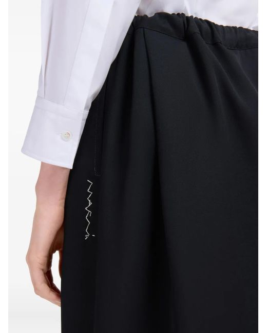 Marni プリーツ パンツ Black