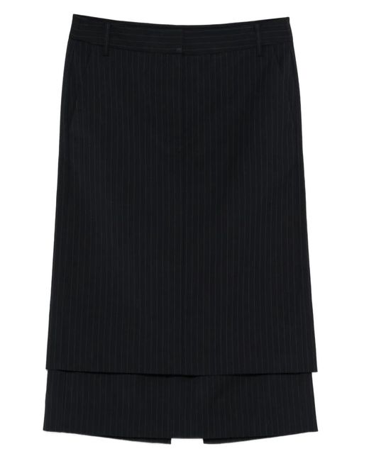 Tibi Black Mier Convertible Skirt