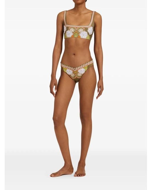 LaDoubleJ Pammy Bikinitop in het Green