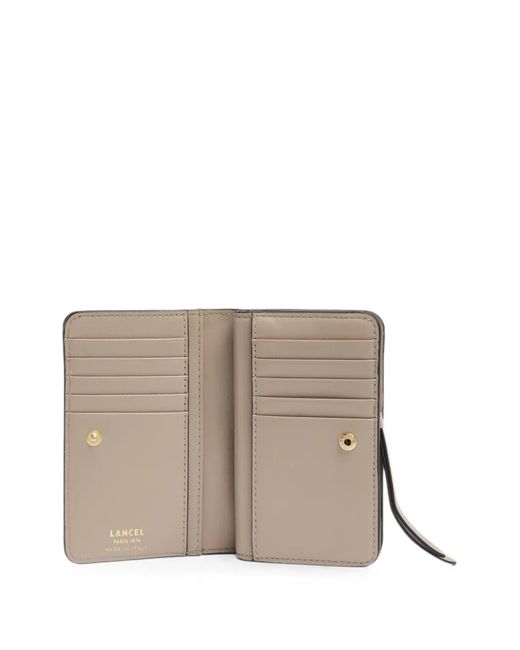 Lancel Gray Origami Rectangular Wallet
