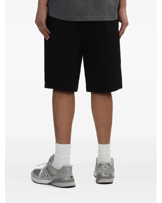 KTZ Black Logo-Patch Shorts for men