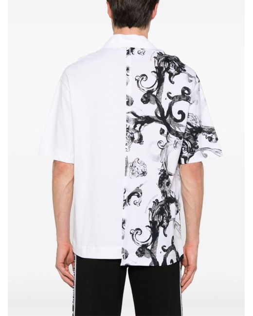Versace Poloshirt Met Print in het White voor heren