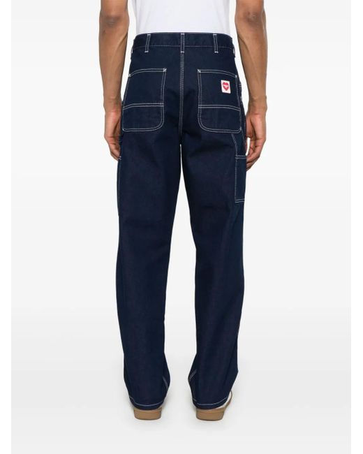 Carhartt Blue Single Knee Heart Pant for men