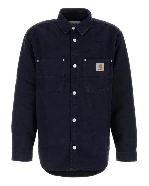 Carhartt Blue Walter Button-Fastening Overshirt for men
