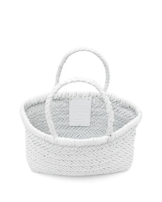 Dragon Diffusion Geweven Shopper in het White