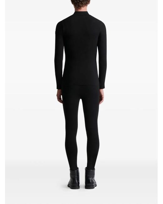 Fusalp Black High-Neck Seamless Vest for men