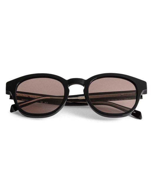 Zadig & Voltaire Brown Zv23h6 Round-frame Sunglasses