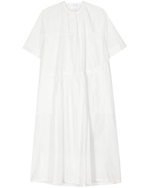 Christian Wijnants White Dinya Gathered-detail Dress