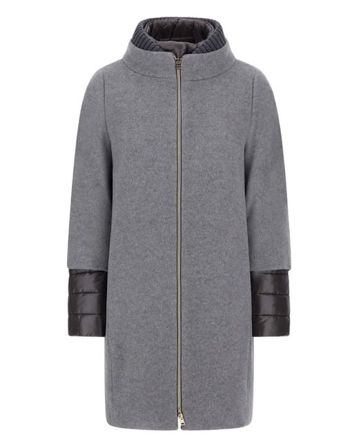 Herno Gray Layered Jacket