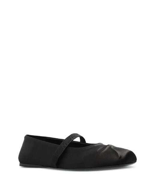 Marni Black Leather Ballet Flats