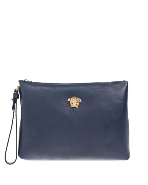 Versace 'Medusa' Clutch in Blue für Herren