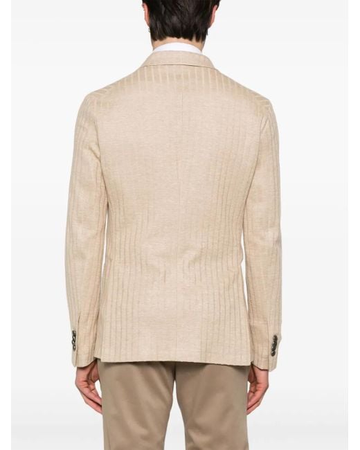 Tagliatore Natural Knitted Blazer for men