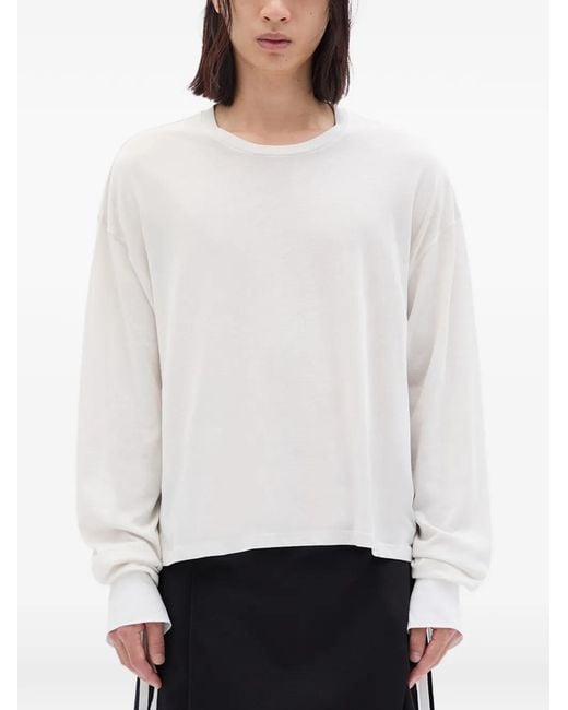 Ann Demeulemeester White Emiliuis Long-Sleeve T-Shirt for men