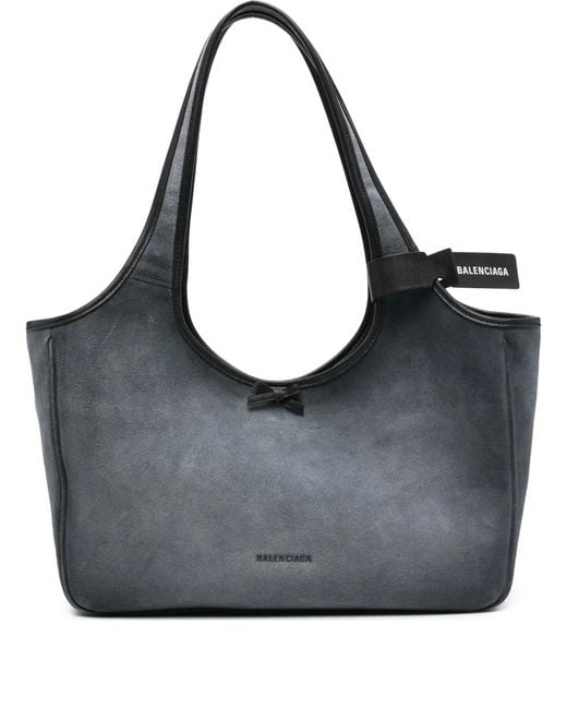BALENCIAGA PARIS スエード トートバッグ ブラック バレンシアガ 