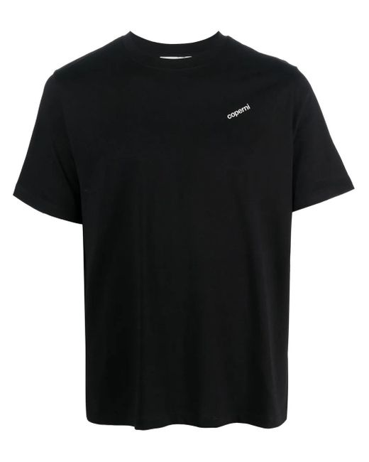 T-Shirt Con Ricamo di Coperni in Black da Uomo