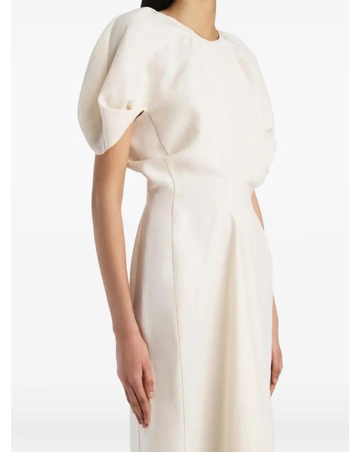 Khaite White Ria Dress