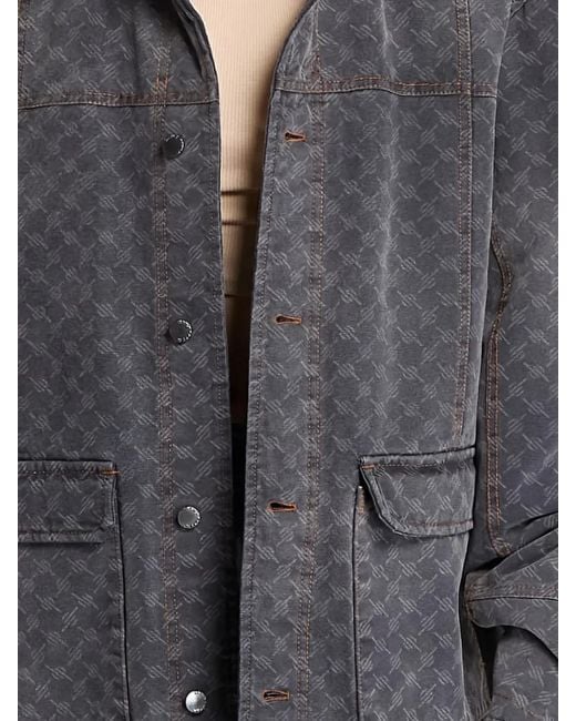 Daily Paper Gray Monogram Workwear Jacket