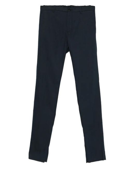 Incotex Blue Elasticated-Waist Trousers for men
