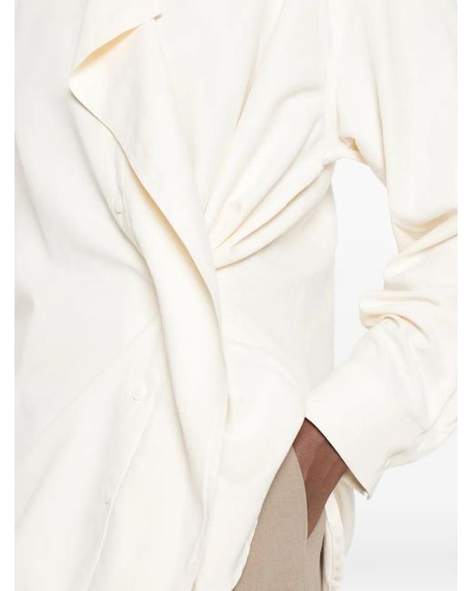 Source Unknown Dhani Blouse Met Ruches in het White