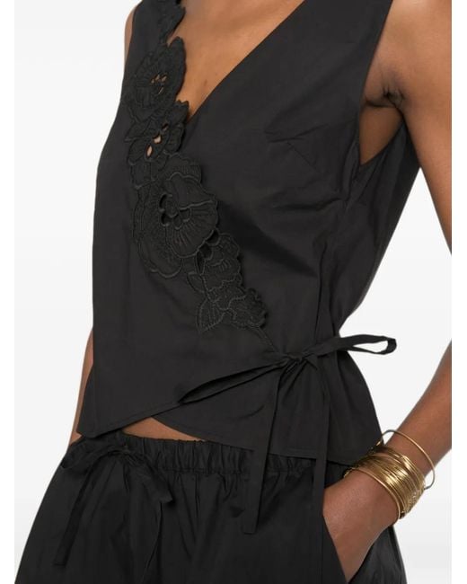 Sir Black Klara Wrap Top