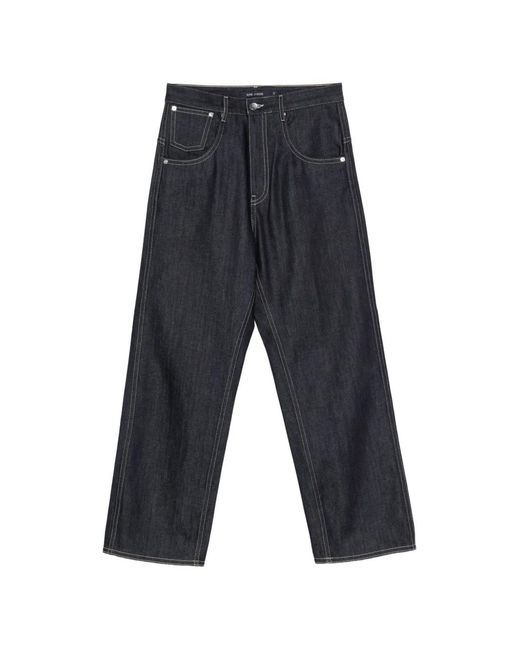 Sofie D'Hoore Gray Phill Contrast-Stitch Jeans