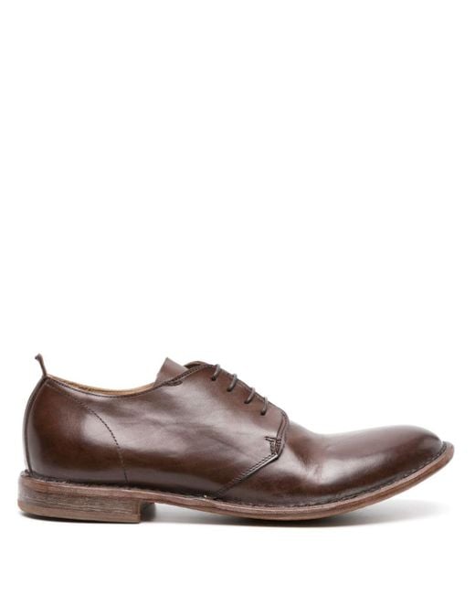Moma Derby-Schuhe mit runder Kappe in Brown für Herren