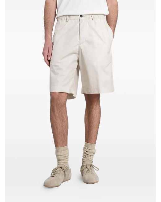 Low Brand Natural Elasticated-Waistband Shorts for men