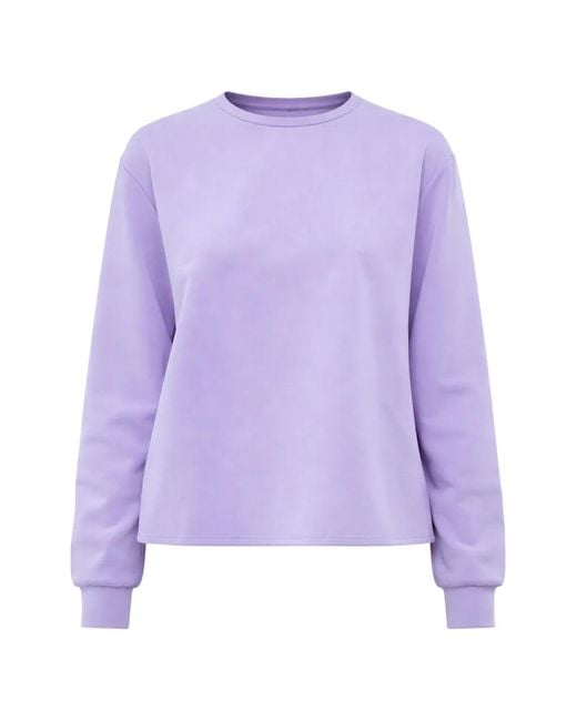 Viktor & Rolf Purple Ruffled Bow-Detail Sweatshirt