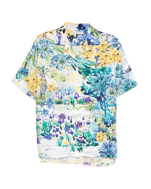Mary Katrantzou Blue Vero Shirt