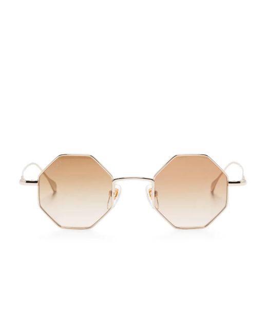 Gucci Natural Geometric-Frame Sunglasses